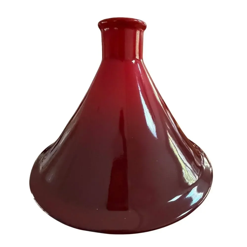 Le Creuset 4 Qt Cherry Red Enameled Cast Iron Tagine Model 441